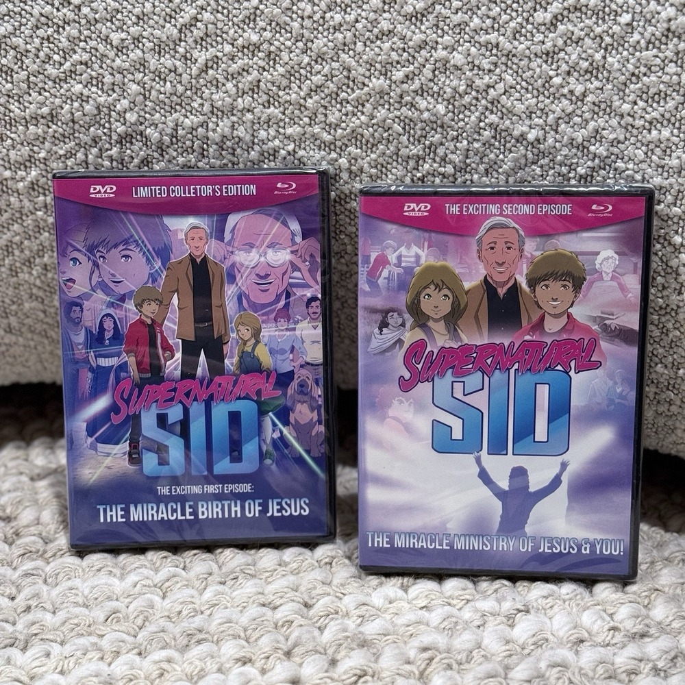 Supernatural Sid Limited Collectors Edition DVD/Blu Ray RARE Sealed Lot Of 2